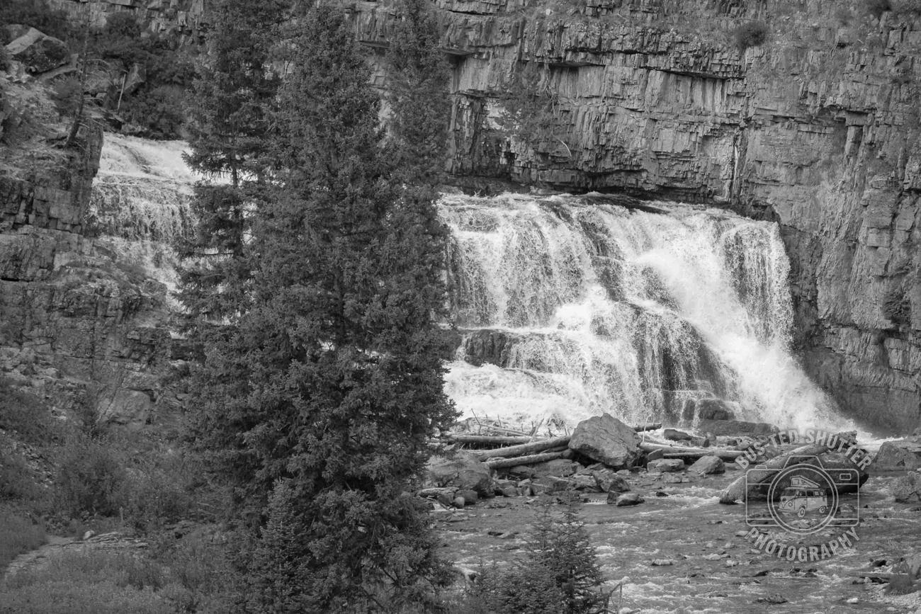 Backcountry Falls — Mountain waterfall